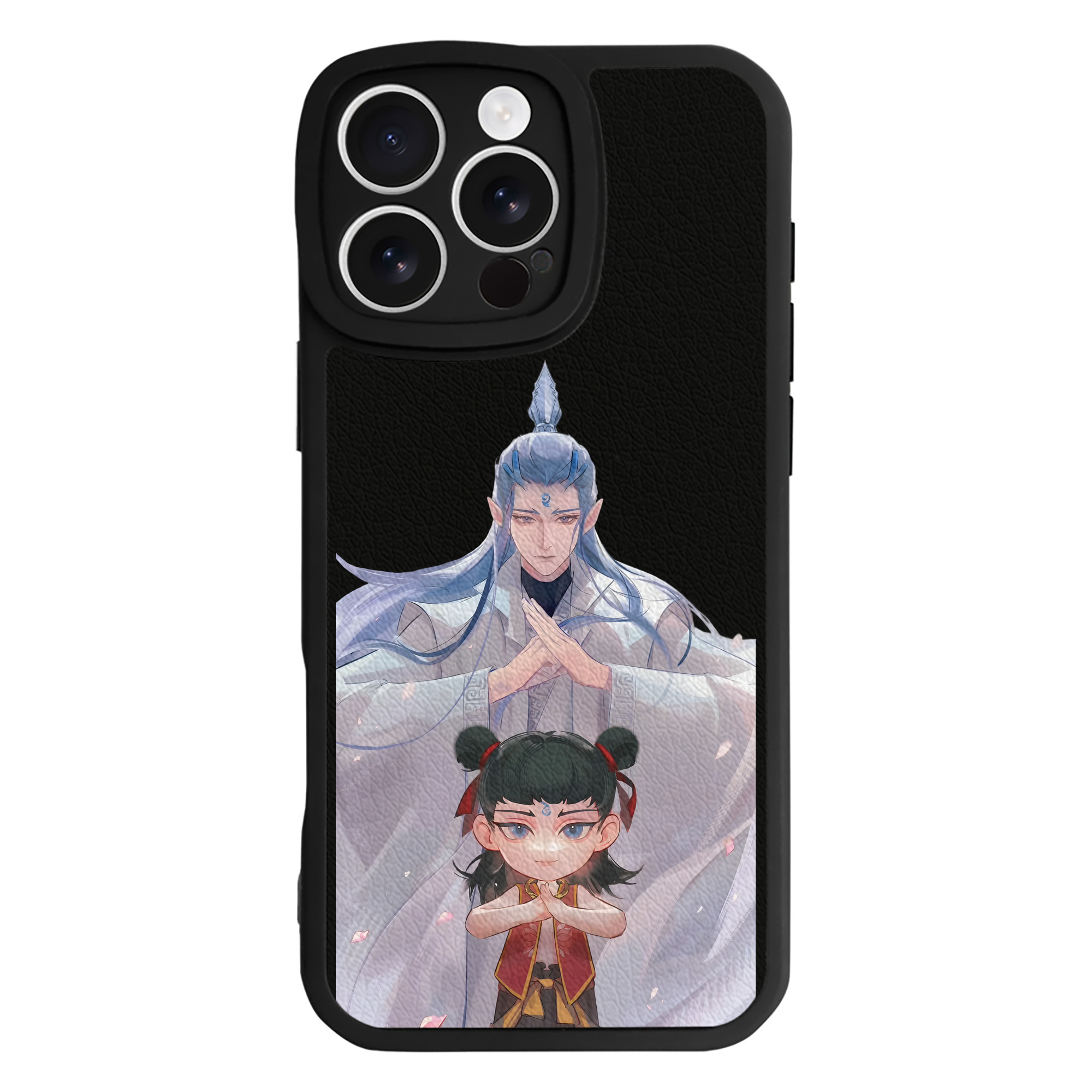 （画像用） Ne Zha 2 ナタ 魔童の大暴れ 【iPhone 16シリーズ対応】シリコンスマホケース（レザー調） 材質：シリコン
